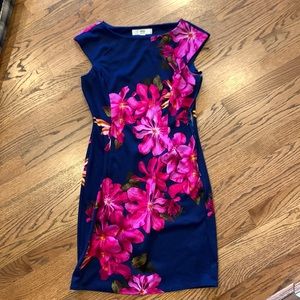 Gorgeous navy and floral dress